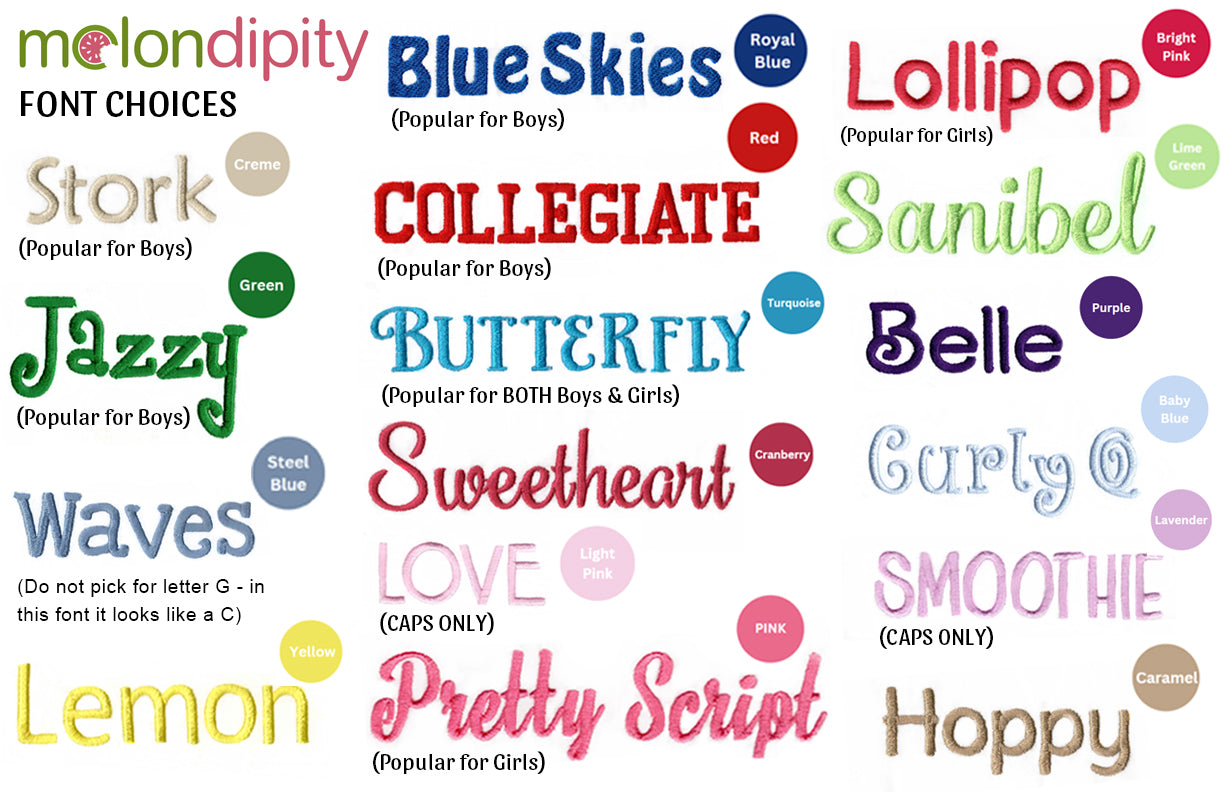 ilybean Monogram Personalized Shadow Stitch Pink , White or Blue Hospital Newborn Hospital Hat Nursery Beanie