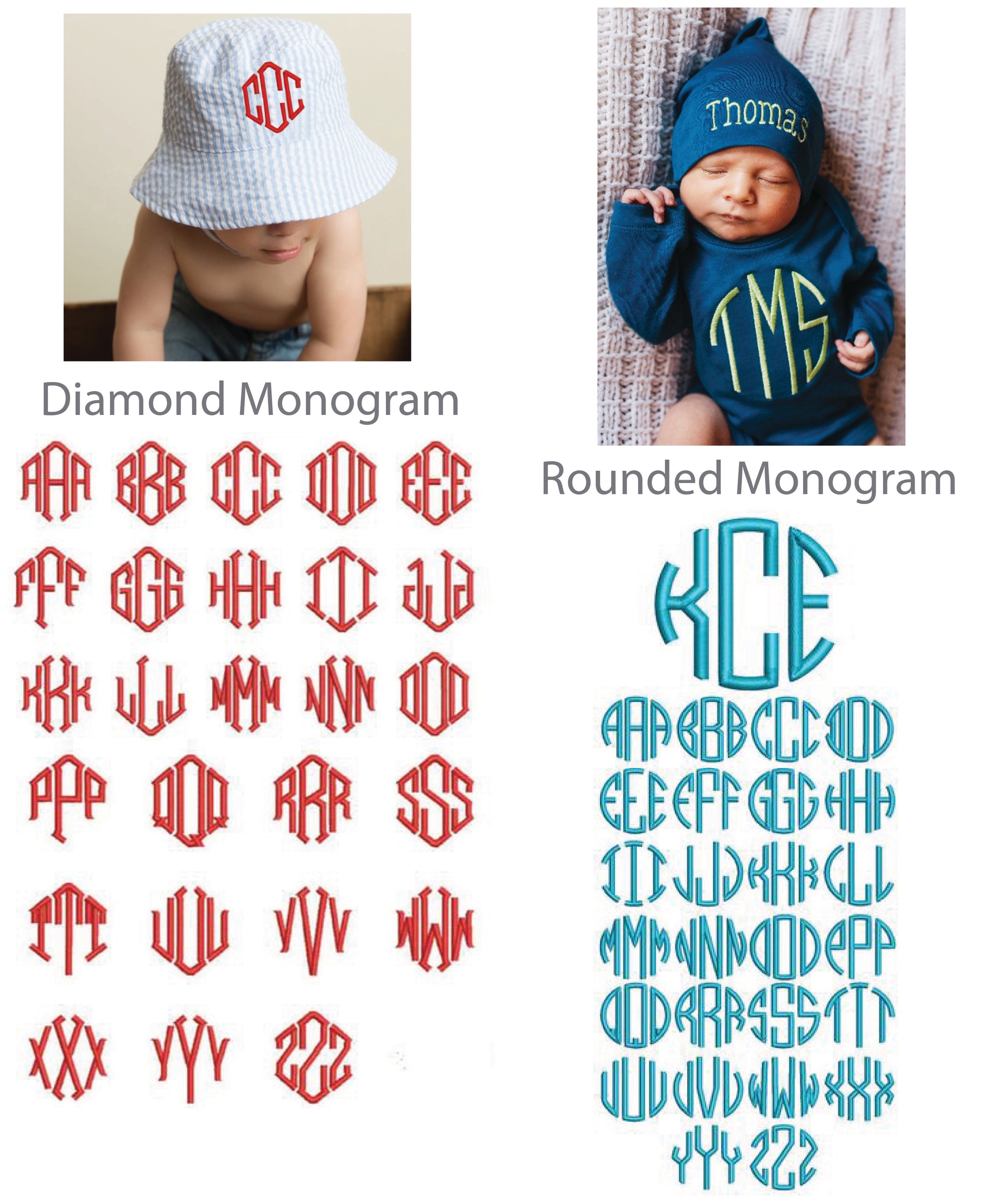 ilybean Baby Blue Beanie with White Pom Pom - Personalization Optional