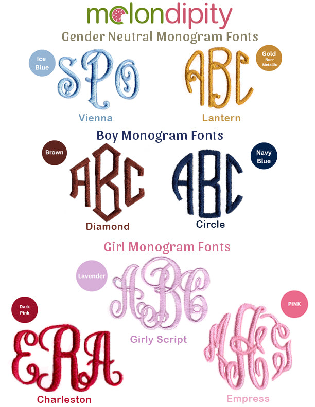 ilybean Monogram Personalized Shadow Stitch Pink , White or Blue Hospital Newborn Hospital Hat Nursery Beanie
